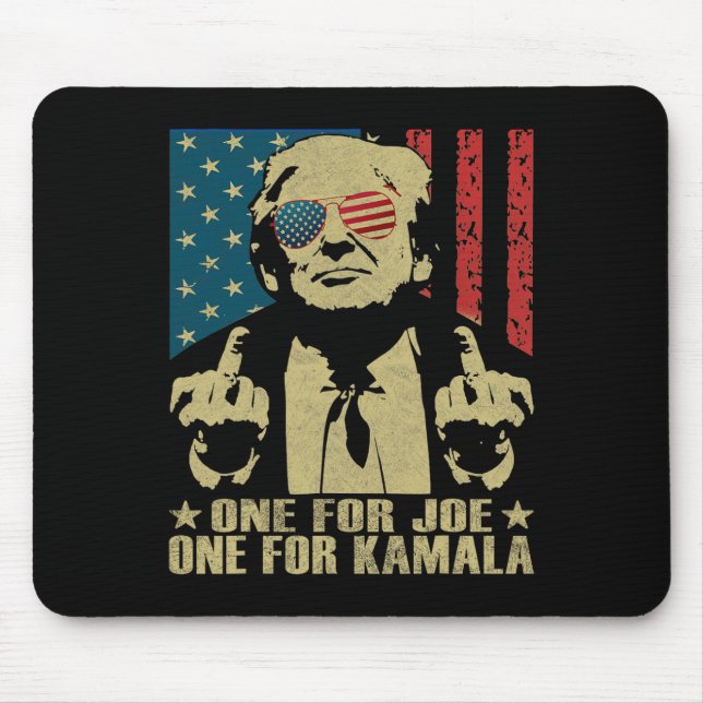 Mousepad Para Joe One For Kamala Funny Trump 2024 (Frente)