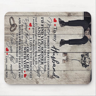 Mousepad Para Minha Letra Marido, Apaixonar Aspas Presente