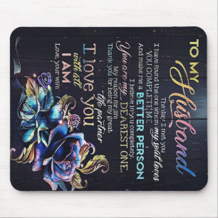 Mousepad Para Minha Letra Marido, Para Meu Marido Presente