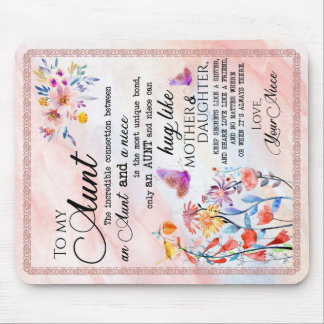 Mousepad Para Minha Tia Presente, Borboleta Presente Da sob