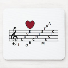 Mousepad Para o amante da música da orquestra