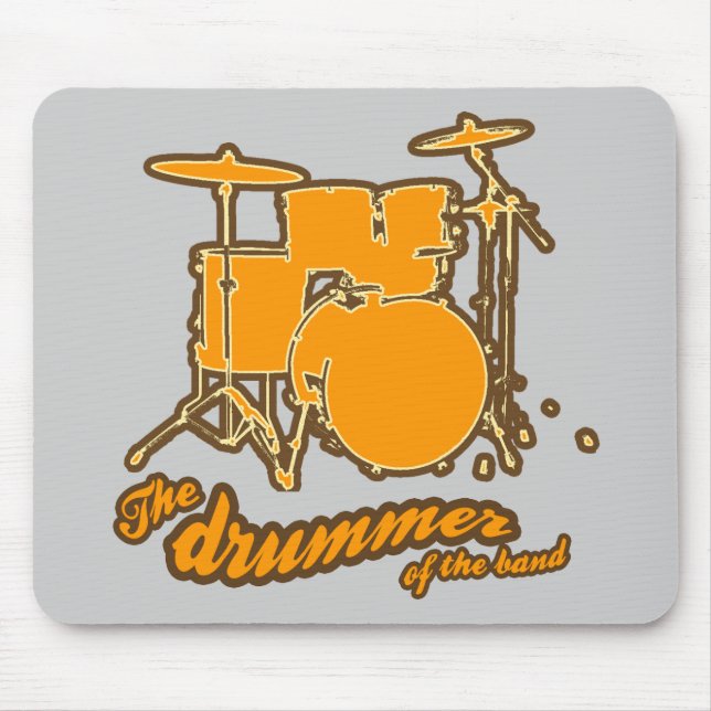 Mousepad Para o baterista | tambores (Frente)