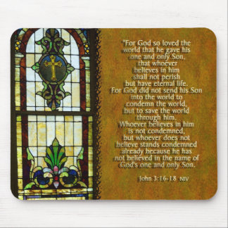 Mousepad Para o deus amado assim o mundo .....
