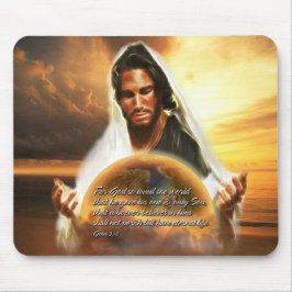 Mousepad Para o deus amado assim o mundo 2
