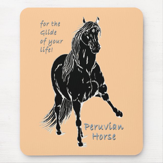 Mousepad Para o Glide da sua Vida Cavalo Peruano (Frente)