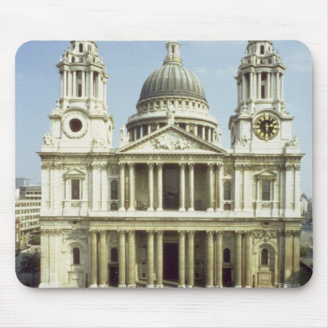 Mousepad Para o oeste parte dianteira da catedral de St (Frente)