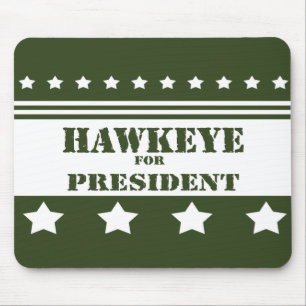 Mousepad Para o presidente Hawkeye