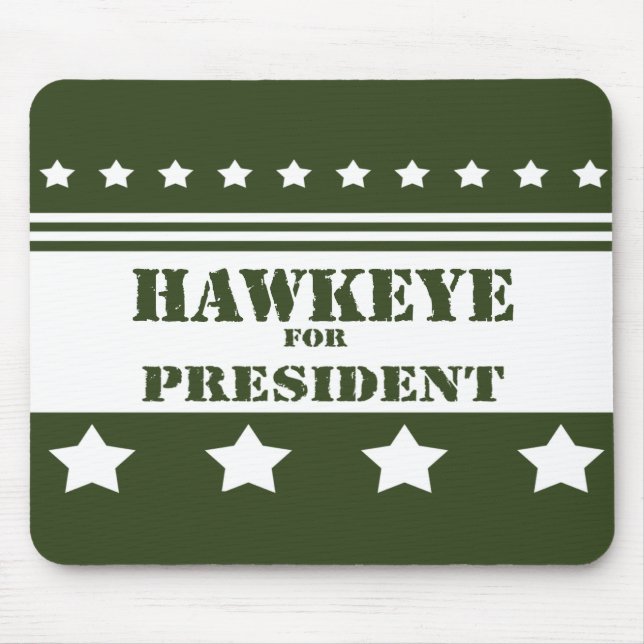 Mousepad Para o presidente Hawkeye (Frente)