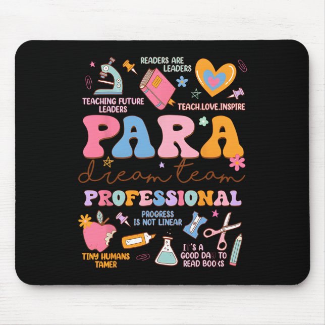 Mousepad Para o primeiro dia de volta ao Dream Team Parapro (Frente)