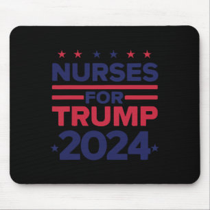 Mousepad Para O Sinalizador Trump 2024 Nurses Support Trump
