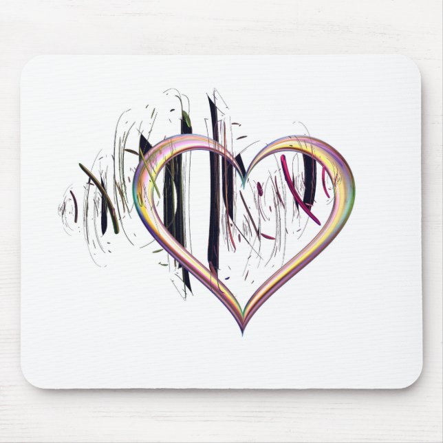 Mousepad Para que o coração seja verdadeiro (Frente)