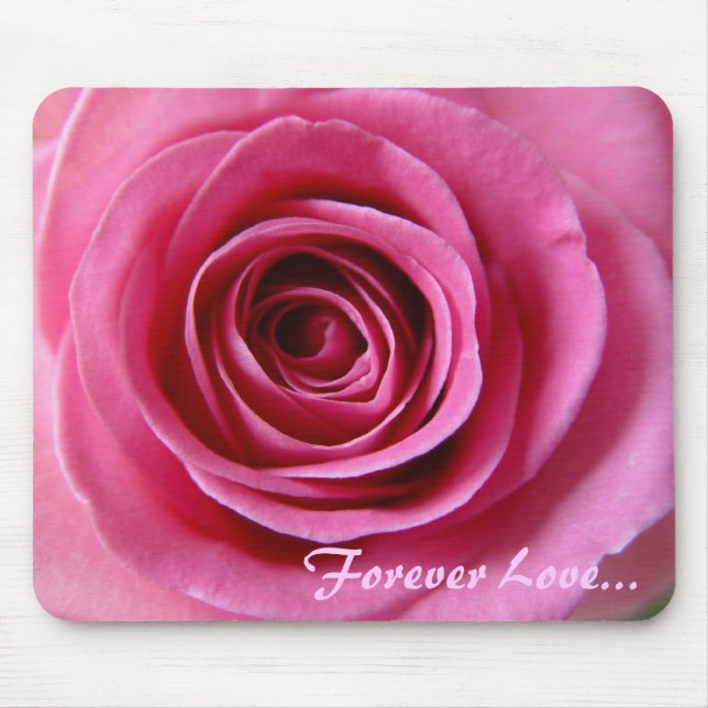 Mousepad Para sempre o amor com aumentou (Frente)