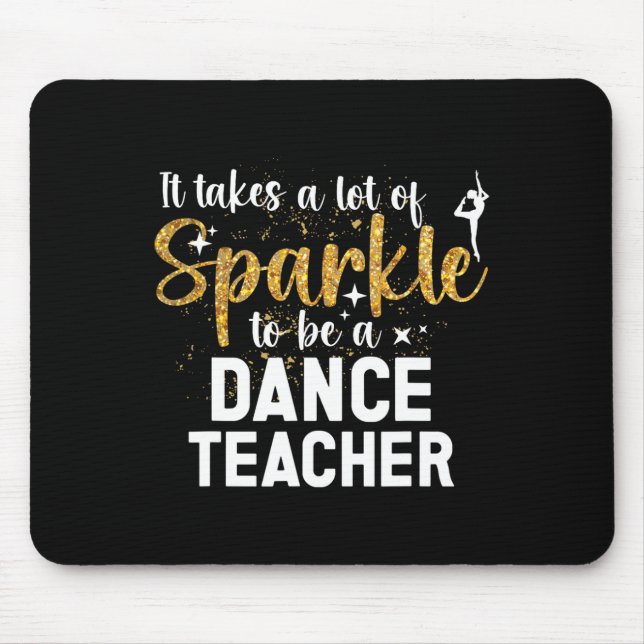 Mousepad Para Ser Um Professor De Dança Instrutor De Dança (Frente)