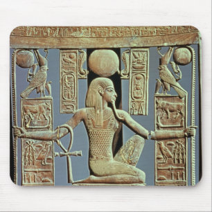 Mousepad Para trás de uma cadeira do túmulo de Tutankhamu