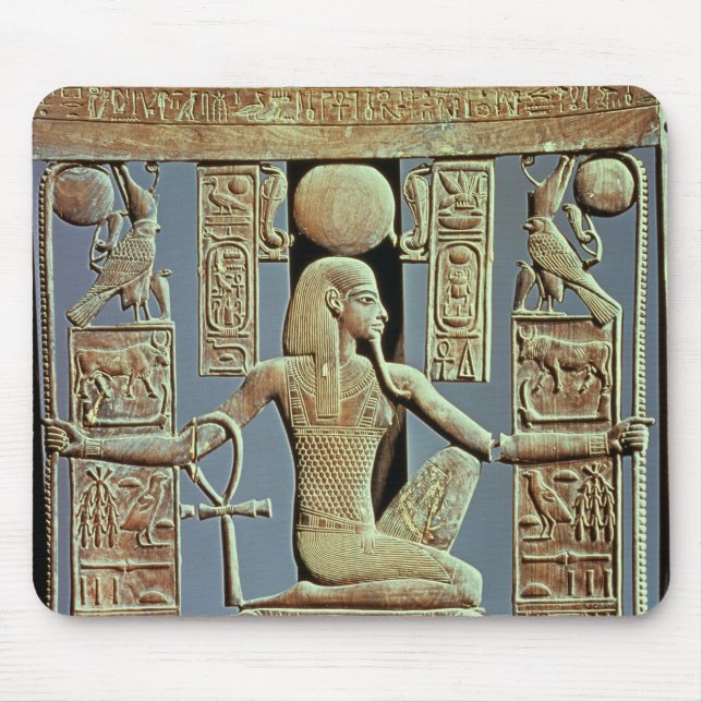 Mousepad Para trás de uma cadeira do túmulo de Tutankhamun (Frente)