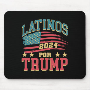 Mousepad Para Trump 2024 Presidente Eleitoral Hispânico Lat