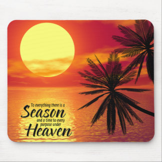 Mousepad Para Tudo Que Há Há Uma Época (Eclesiastes 3:1)