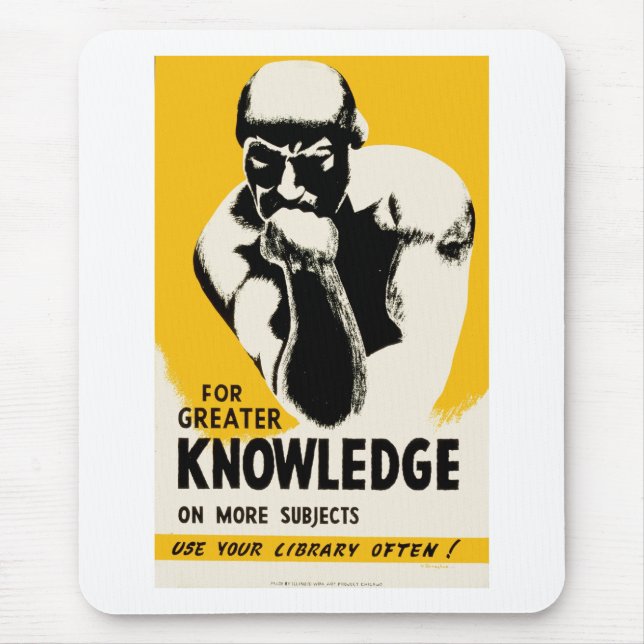 Mousepad Para um maior conhecimento (Frente)