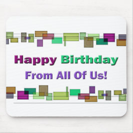 Mousepad Parabéns De Todos Nós