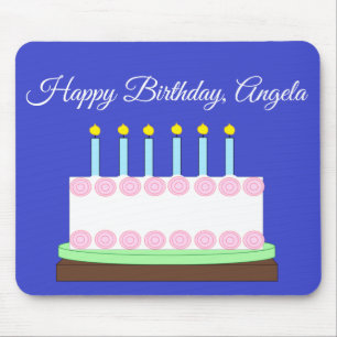 Mousepad Parabéns Vanilla Cake