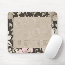 Mousepad Paraiso das flores calendário 2025 ou coloque sua