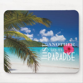 Mousepad Paraíso tropical da praia