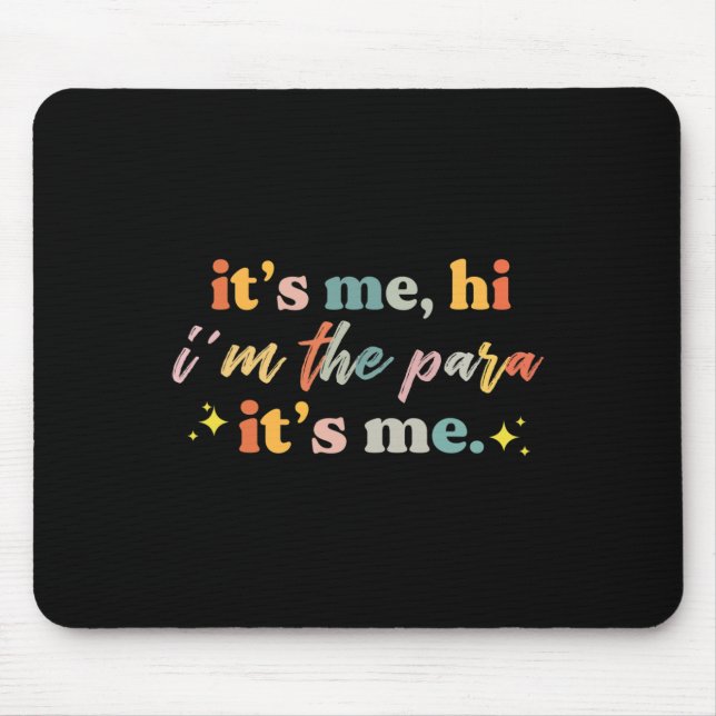 Mousepad Paraprofessionnelle Sou eu... (Frente)