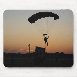 Mousepad Paraquedas Skydiver no Sunset Sky Diver