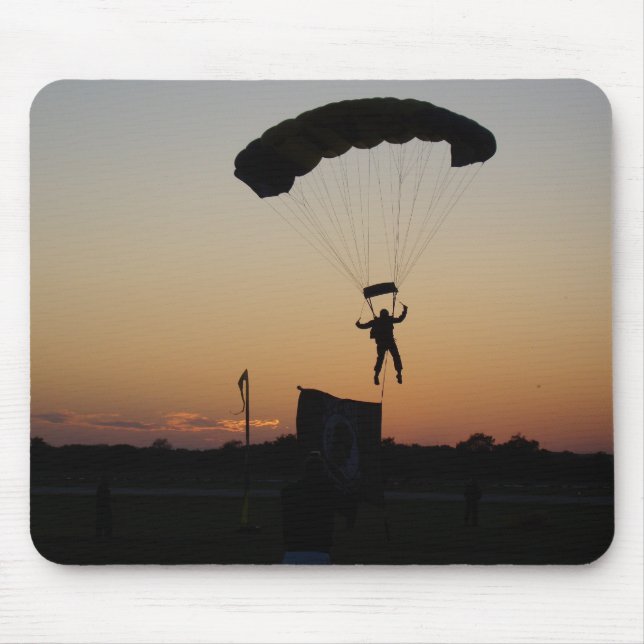 Mousepad Paraquedas Skydiver no Sunset Sky Diver (Frente)