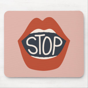 Mousepad Parar Lábios