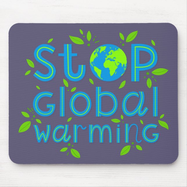 Mousepad Parar o aquecimento global (Frente)