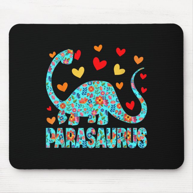 Mousepad Parasaurus Paraprofessional Paraeducator Dinosaur  (Frente)