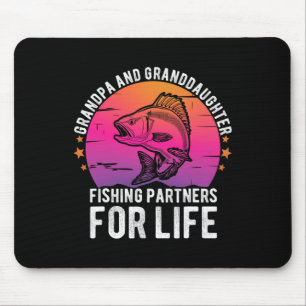 Mousepad Parceiros De Pesca Do Avô E Da Avô Para O Lif