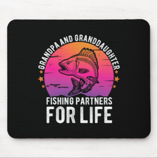 Mousepad Parceiros De Pesca Do Avô E Da Avô Para O Lif