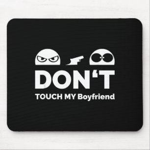 Mousepad Parceria Não Toquem no Meu Namorado