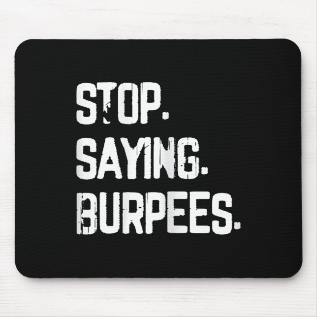 Mousepad Pare De Dizer Burpees Exercem Piada De Aranha (Frente)