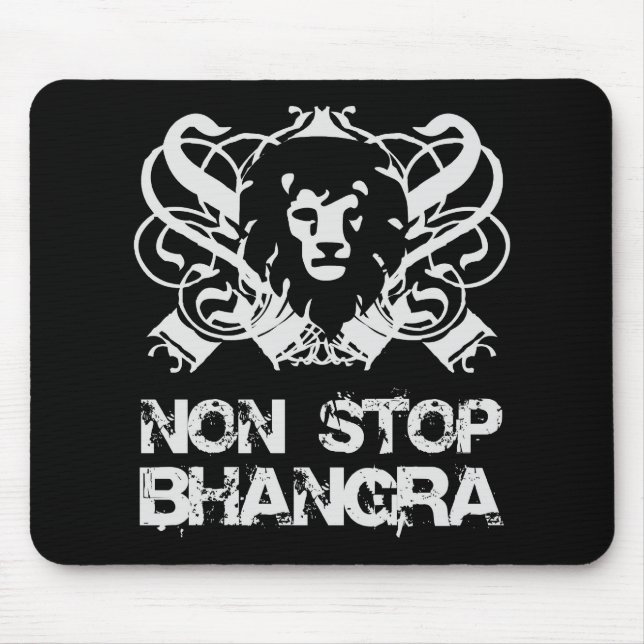 Mousepad Pare não o tapete do rato de Bhangra (Frente)