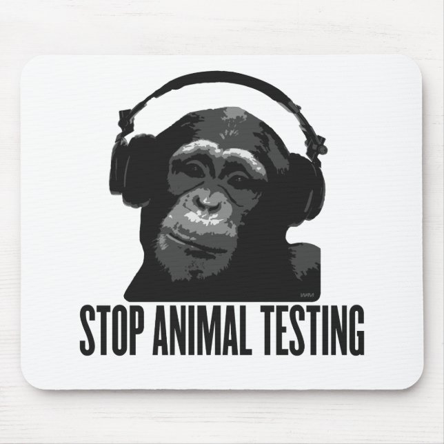 Mousepad pare o teste animal (Frente)