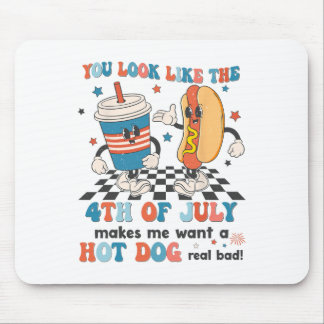 Mousepad Parece Que 4 De Julho Me Faz Querer Um Cachorro Qu
