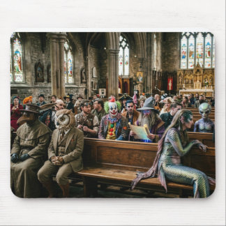 Mousepad Parece que os Estranhos Tomaram Conta da Igreja