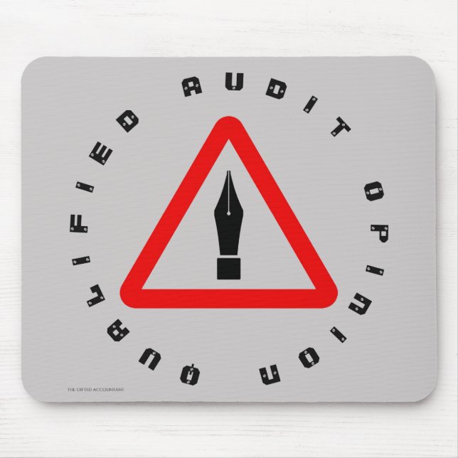Mousepad "Parecer de Auditoria Qualificado" (Frente)