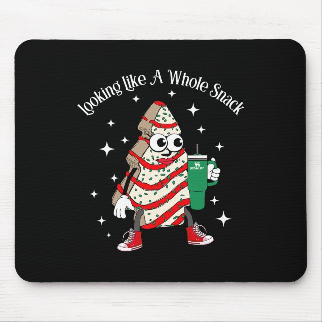 Mousepad Pareces Um Ca De Cama De Árvore De Natal De Snack (Frente)
