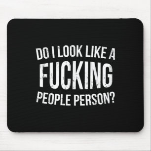 Mousepad Pareço uma pessoa que lida com estrangeiros Humor