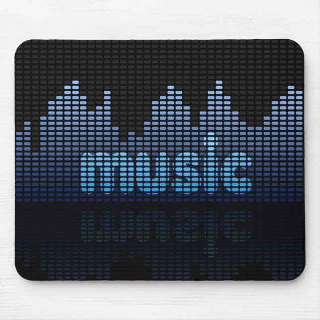 Mousepad Parede da onda da música do equalizador de Digitas (Frente)