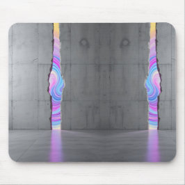 Mousepad Parede de concreto com lágrimas brilhantes