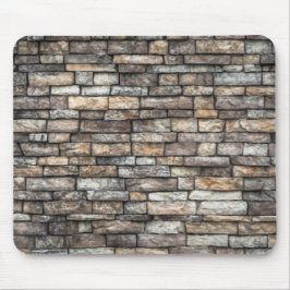 Mousepad Parede de Pedra da cinza