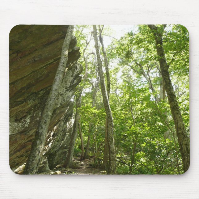 Mousepad Parede de Rocha Frazier no Parque Nacional Shenand (Frente)
