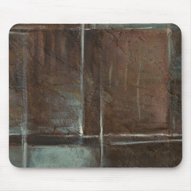 Mousepad Parede de tijolos Vermelho e Cinza (Frente)