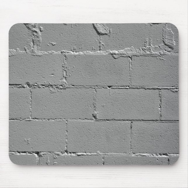 Mousepad Parede do Bloco de Cimento de Cinzas Texturizadas (Frente)