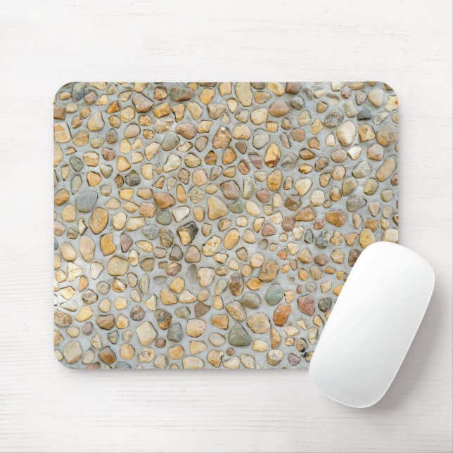 Mousepad Parede Rústica de Pedregulho  (Com mouse)